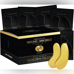Dermora Golden Glow Under Eye Patches (50 Pairs Eye Gels)